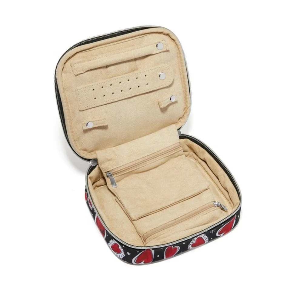 Brighton new in package- Hearts A Flutter Travel Jewelry Case